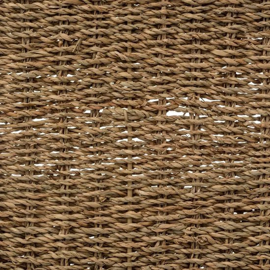 5Five Opbergmand deurrek - 3 manden - riet - bruin - 28 x 12 x 69 cm - badkamerkast