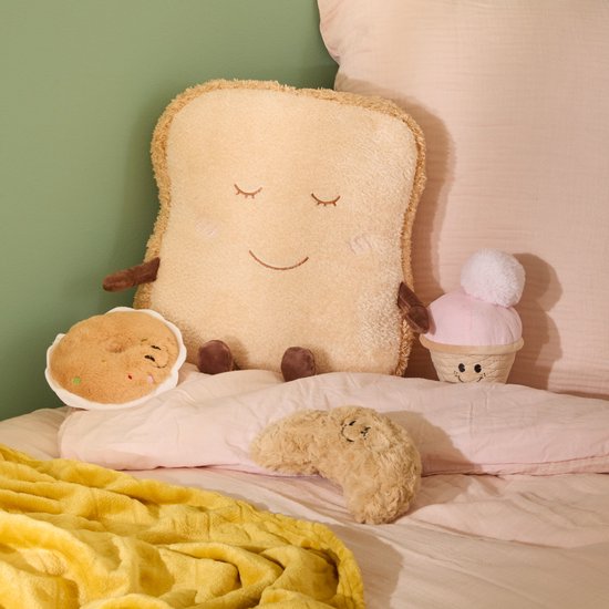 Atmosphera Kids Decorative Cushion Fraci Toast - 30 x 35 cm - Beige