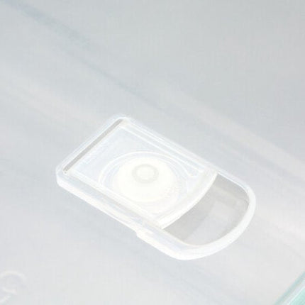 Vershoudbak - Glazen Vershoudbak - Voorraaddoos met Deksel - Set van 2 - Luchtdichte - Borosilicaat Glas - Vierkant - 1.18L - 18.3x18.3x7.3 cm - Blauw