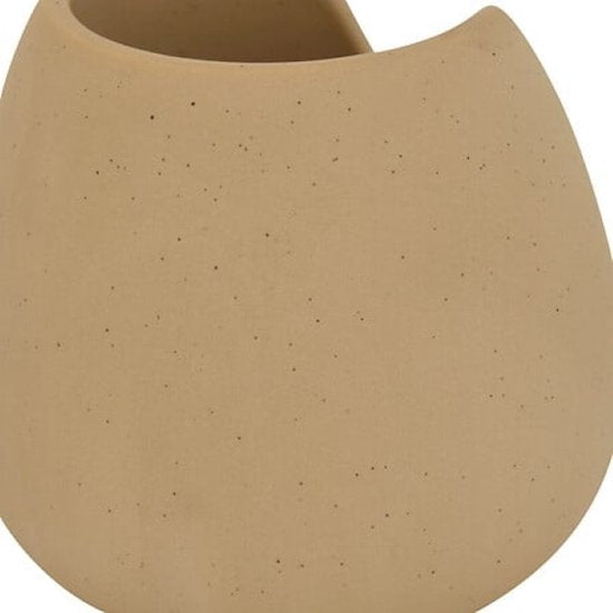 Wonja oliebrander van keramiek – aroma brander voor etherische olie, beige – foto 5