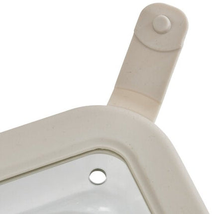 2-Delige - Vershoudbakjesset - Meal Prep Bakjes - Lunchbox - Rechthoekige Bewaardozen van Borosilicaatglas - Magnetron- & Vaatwasserbestendig - 950ml - 20.3 x 15.2 x 6.2 cm - Transparant met Grijs Deksel