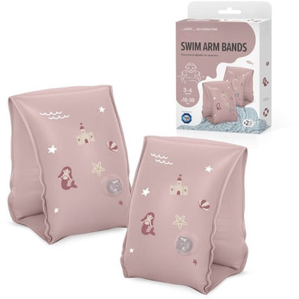 Sipo - Zwembandjes Kinderen - Set van 2 - Opblaasbare Zwemvleugels - voor 3-6 Jaar - Zwemhulp voor Zwemles & Zwembad - Dubbele Luchtkamers - Veilig Zwemaccessoire - 15-30 kg - 18.5 x 15 x 13 cm - Roze