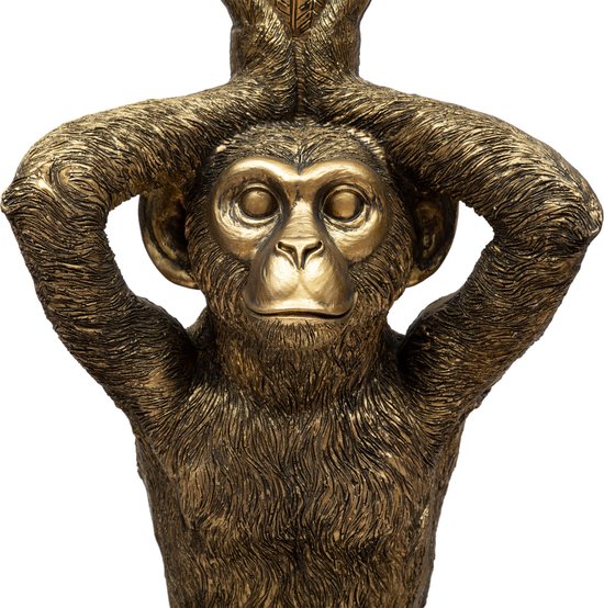 Atmosphera Monkey salontafel - Ø40xH52cm - Goud