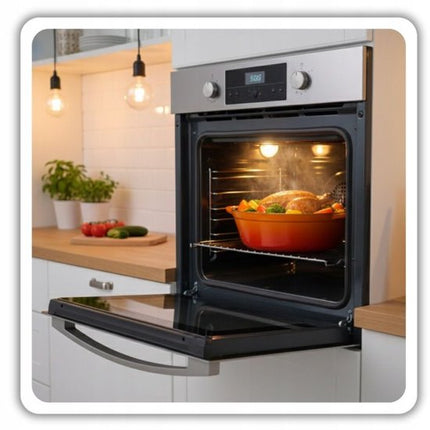 Hage - Braadpan - Geëmailleerde Gietijzeren Braadpan met Deksel - Oven & Inductie Geschikt - Voor Braden, Stoven en Ovenschotels - 6 Liters - 34 x 26 x 18 cm - Oranje