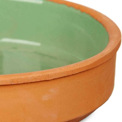 La Dehesa - Tapas / Creme brulee schaaltjes - 8x stuks - terracotta/groen - 16 x 4 cm - serveerschaaltjes - hapjes - voedsel