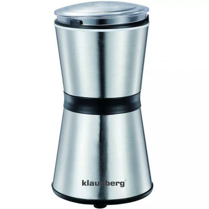 Klausberg KB7603 Moulin à Café Électrique - Réservoir et Lame en Acier Inoxydable - 200W - Mouture Fine ou Grossière