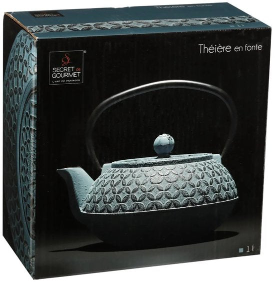 Secret de Gourmet theepot 1 liter – met zeef voor losse thee – foto 2