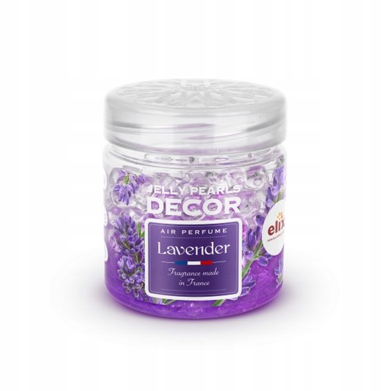 Elix - Luchtverfrisser Gel Parels - Jelly Pearls Decor - Geurparels voor Interieur Auto Luchtverfrisser - Lavendel Geur - Langdurige Geur Met Essentiële Oliën - 150ml - Lavender