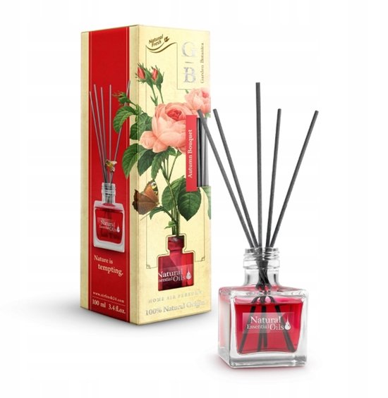 Elix - Reed Diffuser - Reed Diffuser - Air Freshener - Home Fragrance - Long-lasting Scent - for Living Room, Bedroom, Bathroom & Office - 100 ml - Autumn Bouquet