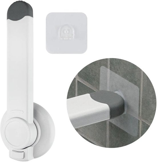 SIPO Stroller Accessories - Toilet Seat Lock - Child Safety Toilet Lock - Set of 2 - for Children - No Drilling Required - White