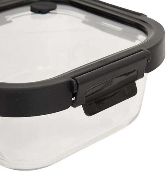 Clipeatplus glazen vershoudbakje 1,1 liter – vierkant, borosilicaatglas – foto 5