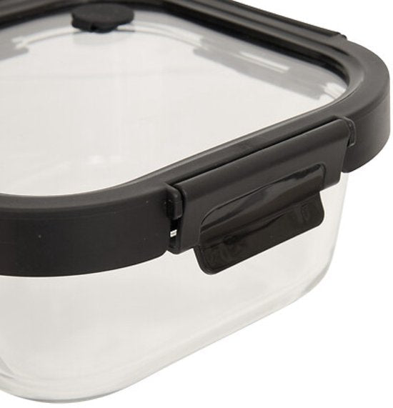 Glazen vershoudbakjes met deksel – set van 4, borosilicaat, 1,1 liter – foto 4