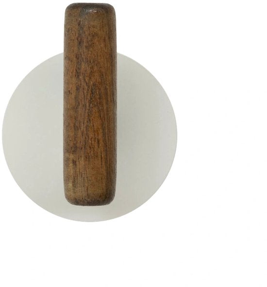 5Five Cassie Self-Adhesive Wall Hook - Set of 2 pieces - 7 x 5 x 8 cm - Brown / Beige