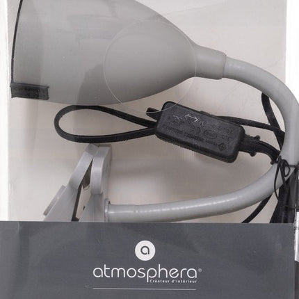Atmosphera Klem bureaulampje - Design Light Classic - grijs - H43 cm - Leeslamp