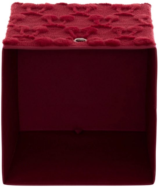 Atmosphera Kids Cerise Opberg - 30 x 30 x 30 cm - Opvouwbaar - Rood