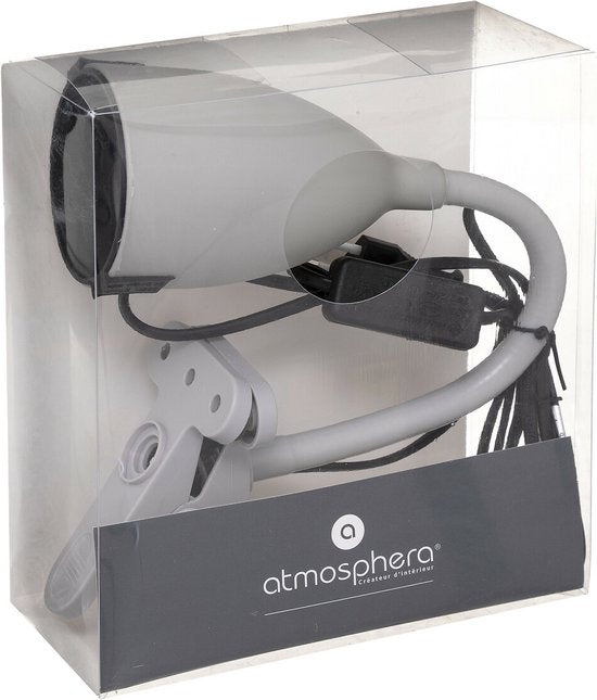 Atmosphera clamp desk lamp - Design Light Classic - grey - H43 cm - Reading lamp
