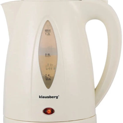 Klausberg KB-9002 - Waterkoker - 1.2 liter - beige - 1100 watt