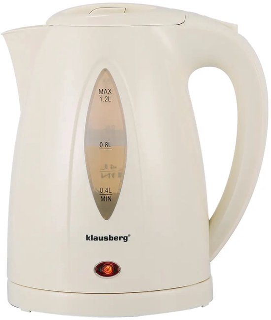 Klausberg KB-9002 - Wasserkocher - 1,2 Liter - beige - 1100 Watt
