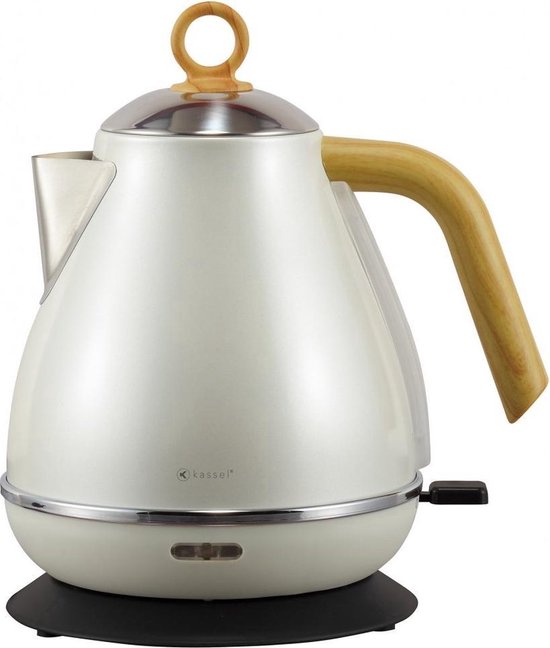 Kassel 93233 - Retro Electric Kettle - 1.7L - Stainless Steel - Pearl