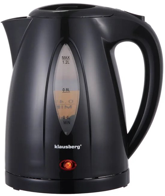 Klausberg KB-9001 - Waterkoker - 1. 2 liter - Zwart - 1100 watt