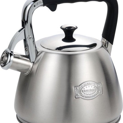 Klausberg KB-7612 - fluitketel - 3 Liter - rvs - alle warmtebronnen - Zilverkleurig