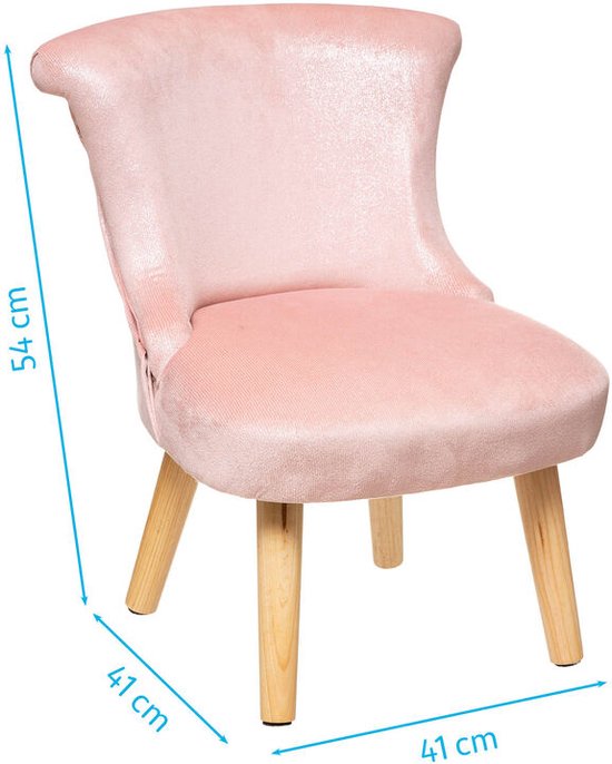 Kinderstoel 41 x 41 x 54 cm roze roze