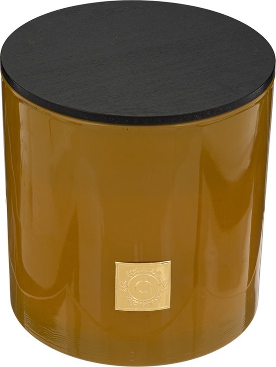 Atmosphera Enzo Scented Candle in Glass Jar - Vanilla Scent - 1200g - 75h Burn Time