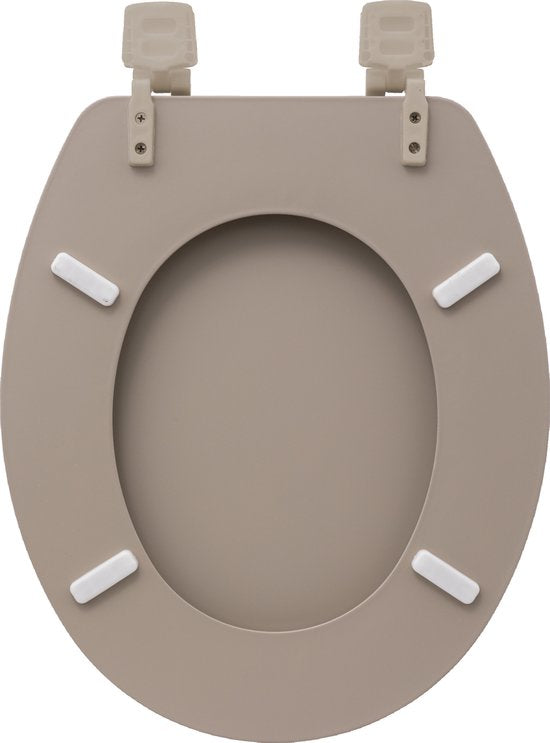 5Five Toilettensitz Colors - beige - MDF / HDF-Holz - universell - Standard-WC-Sitzbefestigung