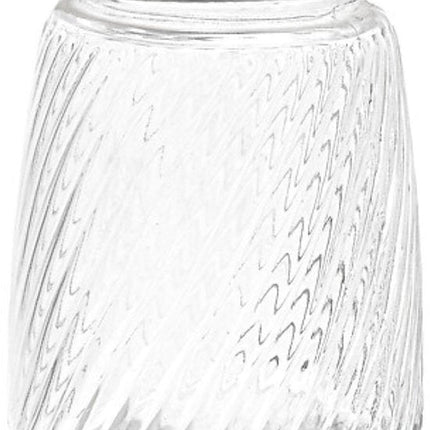 2-Delig Glazen Voorraadpotten - Voorraadpot - Voorraadbus - Met Bamboe Deksel - Keukenopslag - 1.3 Liter - Ø12.2 x 16 cm - Transparant