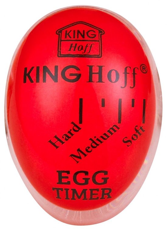 Kinghoff KH-1015 - Egg-shaped Timer - For Eggs - Color-changing