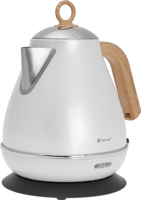 Kassel 93233 - Retro Electric Kettle - 1.7L - Stainless Steel - Pearl