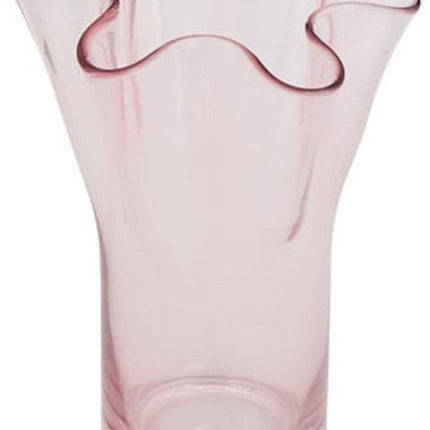 Atmosphera - Glazen Vaas Rozenbloem - 23.5 cm Mondgeblazen - Waterdicht
