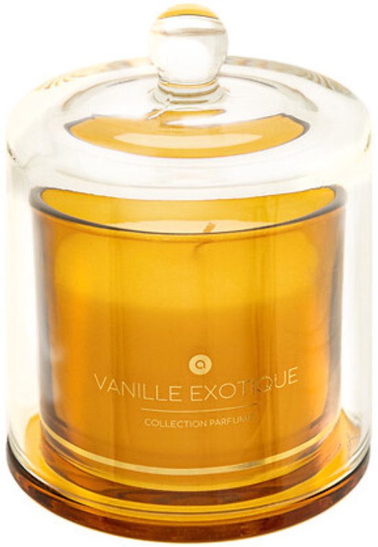 Atmosphera – Geurkaars Spicy Vanilla in Glas – Met Cloche – 240 g