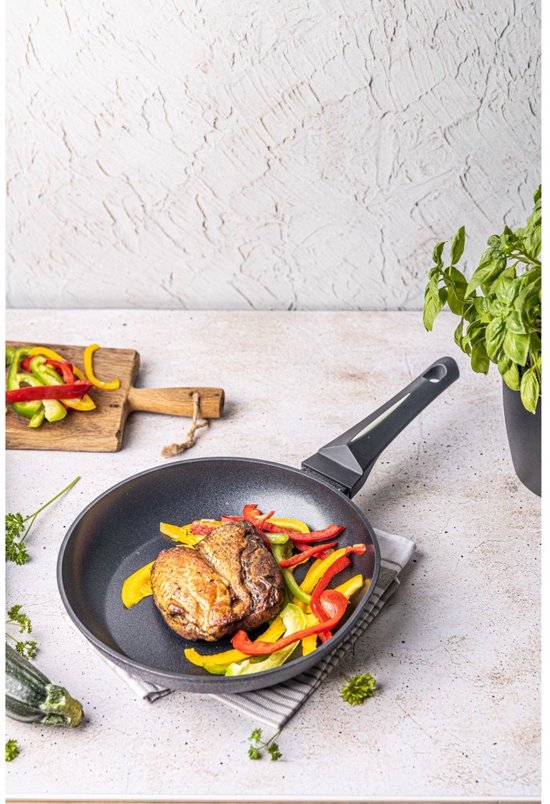 Klausberg 7689 - Black frying pan - 24 cm - black