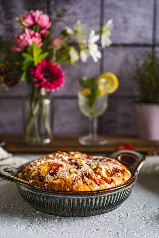 Keramische ovenschaal OMBRES met handvatten – 27 cm, 800 ml, mix van 4 kleuren – foto 3