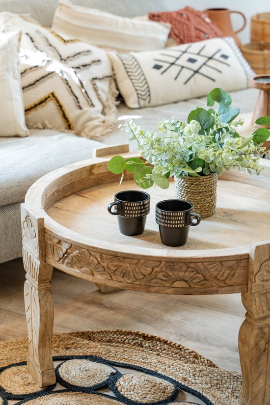 Secret de Gourmet ETHNIKA keramische kopjes op standaard – set van 4, 250 ml – foto 3