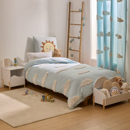 Atmosphera Kids Clouds Dekbedovertrek set met 1 kussensloop 140x200cm/65x65cm