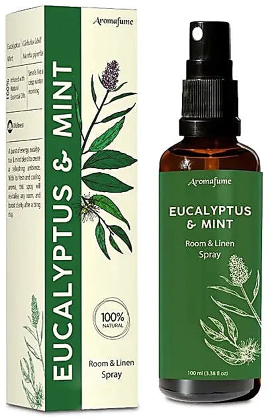 Aromafume - Eucalyptus Munt - Spray - Kamerspray - Textielspray - 100ml