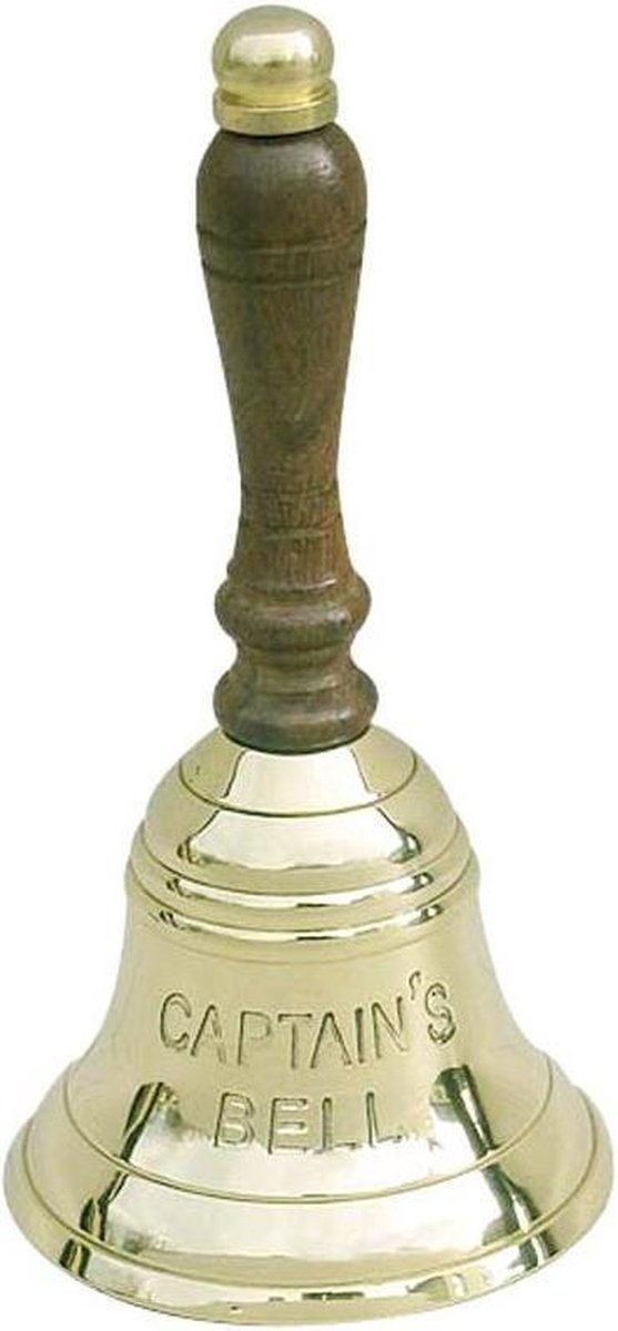 Luxury gold-plated hand bell - Table bell - Reception bell - Ice cream bell - Butler bell - School bell - Counter bell - Captain's bell