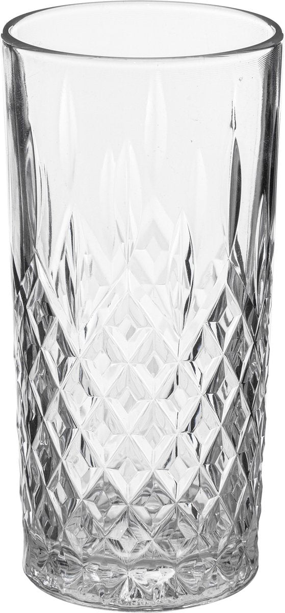 Secret de Gourmet long drink glasses - Paris - set of 4 - 300 ml - glass - luxurious look