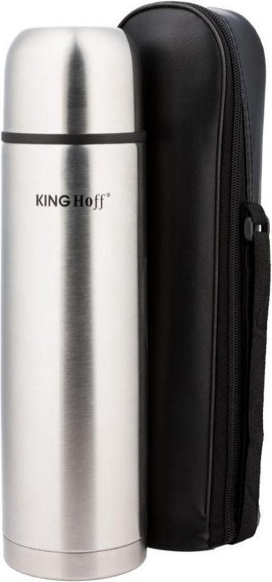 Bouteille thermos en acier inoxydable 500 ml Klikklik Kinghoff - Inox