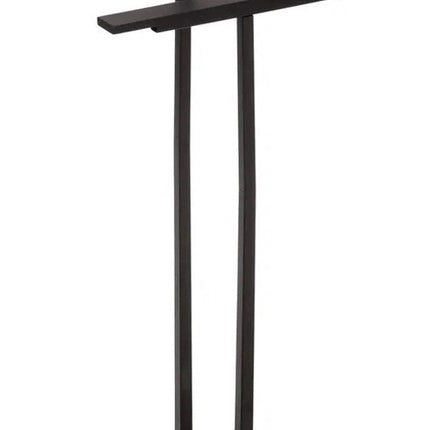 Portant à vêtements 5Five Dressboy - Cintre à vestes et pantalons - modèle sur pied - bambou/métal - noir - 45 x 114 cm