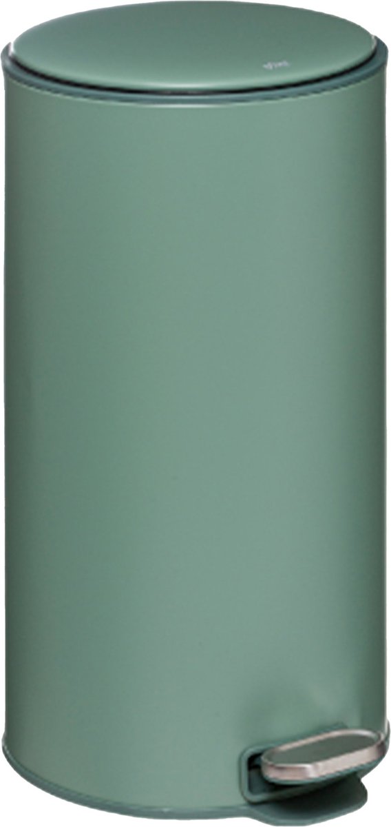 5Five Treteimer - Mülleimer 30l Metall Delta Grün