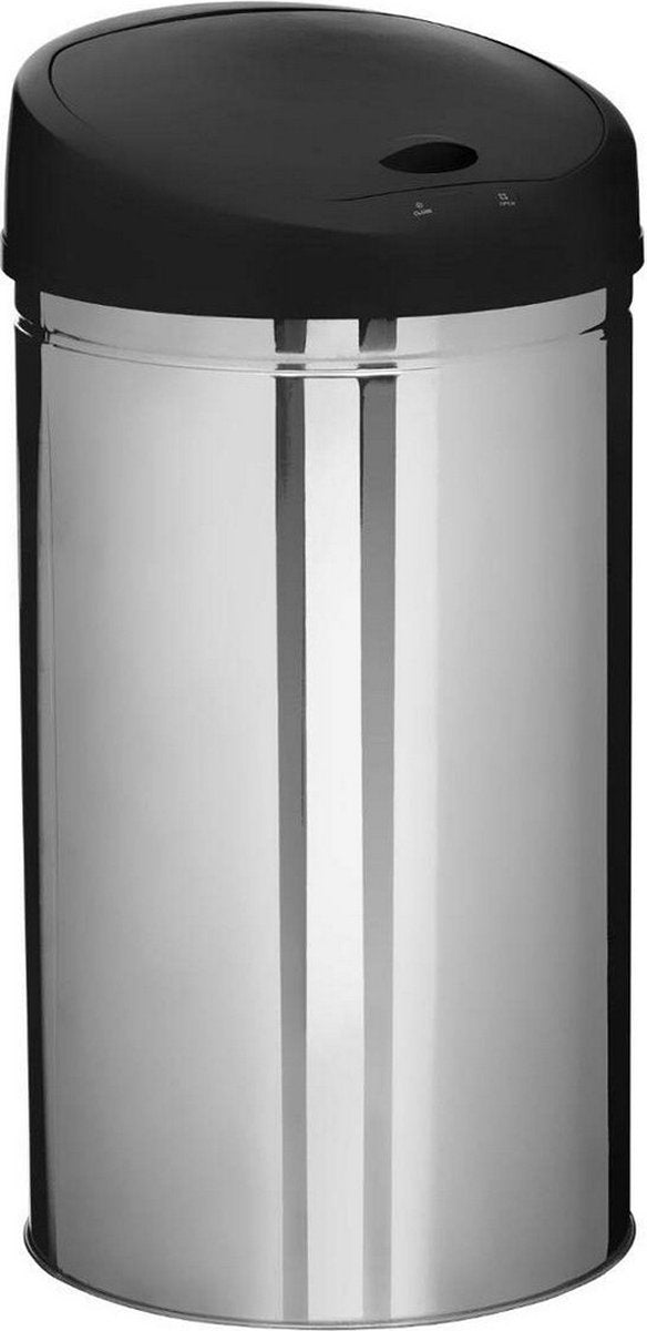 Poubelle 5five Acier inoxydable 42 L Chromé