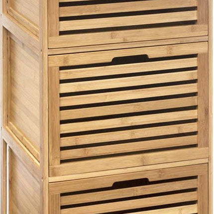 5five Simply Smart Étagère de salle de bain 3 tiroirs BAMBOU