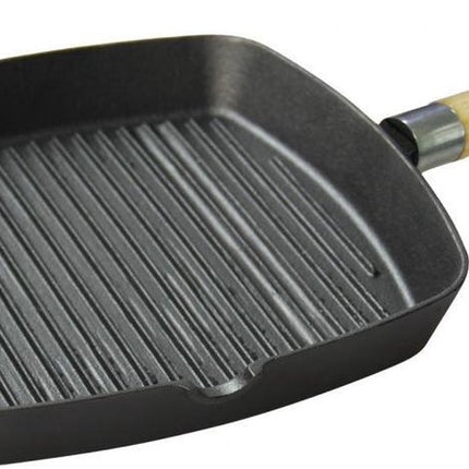 Poêle à griller Kinghoff KH-1108 - Ø26 cm - En fonte - tous feux