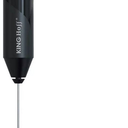 Kinghoff KH1811 - Mousseur à lait électrique - Moteur puissant pour une mousse crémeuse - Fouet en acier inoxydable - Fonctionne avec 2 piles AA (non incluses)