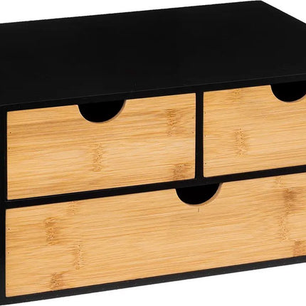5Five bloc de rangement de bureau avec 3 tiroirs - 32 x 25 x 16 cm - bois