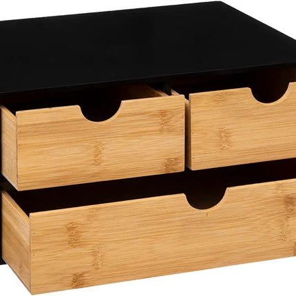 5Five bloc de rangement de bureau avec 3 tiroirs - 32 x 25 x 16 cm - bois