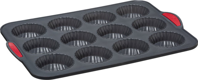 Moule à muffins et cupcakes - 33 x 23 cm - pour 12 pièces - Silicone